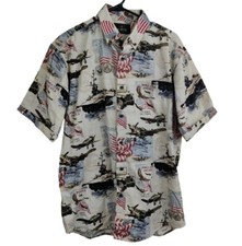 RedHead Patriotic U.S. Army Air Corps Wings Over America Shirt Sz L