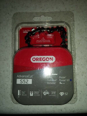 Oregon S52 AdvanceCut 14-Inch Chainsaw Chain Fits Craftsman, Echo, Homelite, 