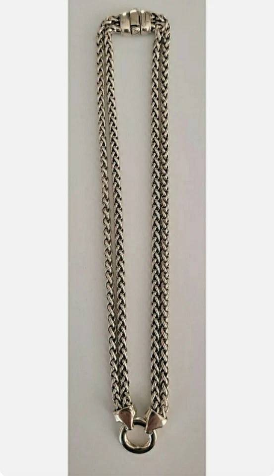 VENDIDO. Collar cadena doble trigo David Yurman Foto 3 de 4