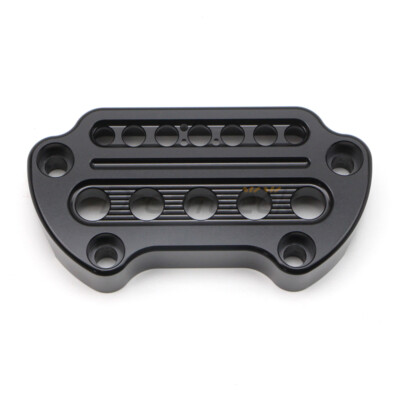 Indikator Lenkererhöhung Klemmen Abdeckung für Harley Sportster XL 883 1200 Dyna