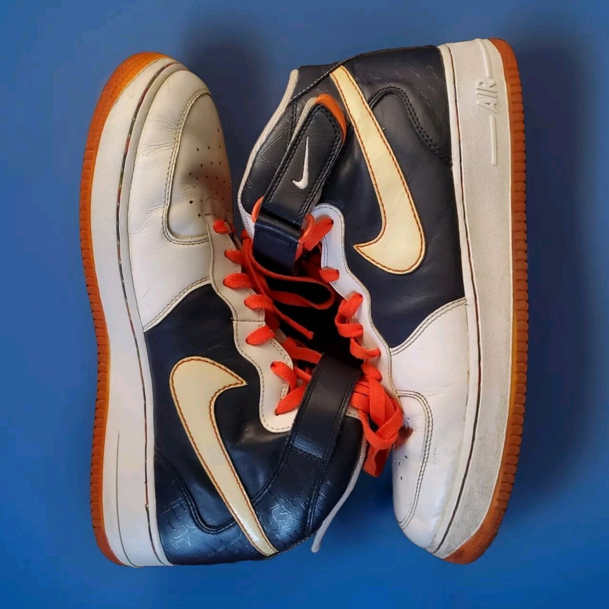 Nike Air Force Mid 07 Patterson Square Gardens 315123-411 Orange/White