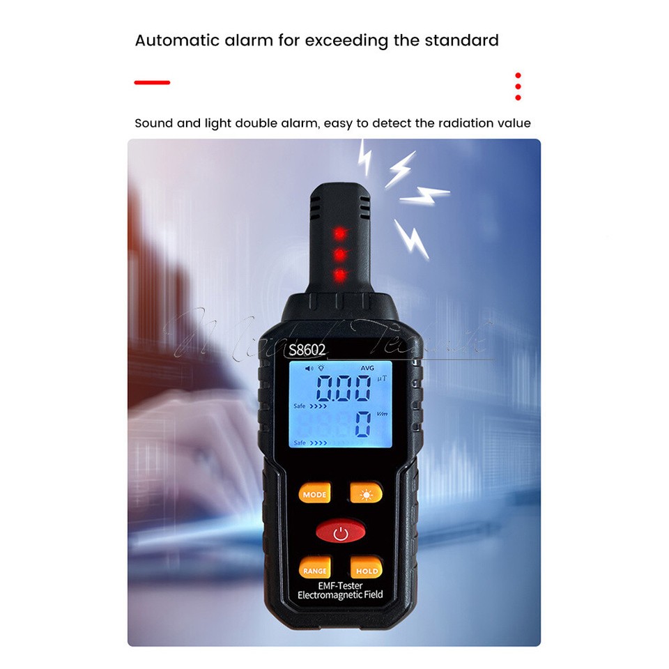 3 in1 Radiation Detector Dosimeter Geiger Counter Digital