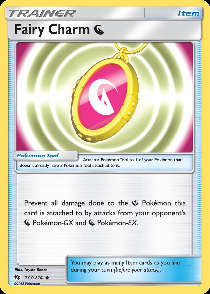 Pokemon Fairy Charm Dragon (177/240) Lost Thunder LP