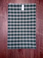 Waverly Green Sturbridge Plaid Lined Custom Valances Country ~ MULTIPLE SIZES 