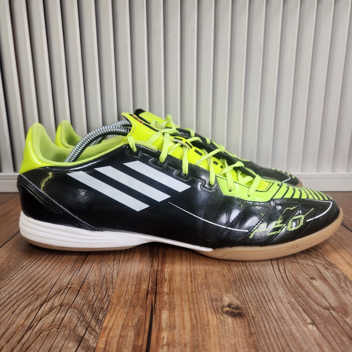 adidas gazelle silver green womens adidas F50 Club Indoor Soccer Shoes, M12/W13, Red/Black main image 0
