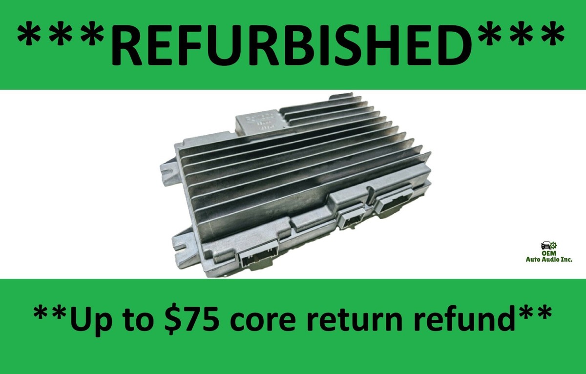 FL7T-18T806-AE Lincoln Navigator amplifier 15-17 *REFURB* w/ core