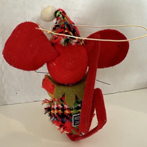 8 Vintage Elf/Angels/Mouse/More Christmas Ornaments Made in Japan - Picture 9 of 23