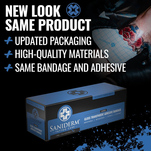Tattoo Aftercare Bandage, Transparent Adhesive Bandages That Protect and Heal Ta - Picture 2 of 9