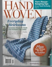 Interweave Handwoven mag sept 2015 ~ Everyday heirlooms cozy throws TEXTILES