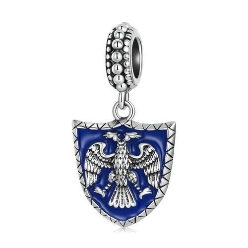 Charm Scudo Vessillo Stemma in argento 925 - Les Folies (Modello Pandora) - Foto 4 di 12