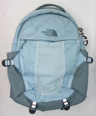 beta blue north face backpack