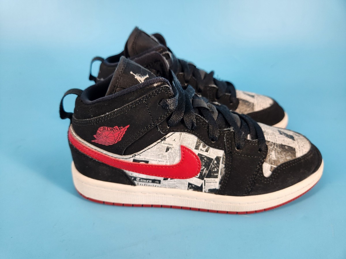 Size 1.5 (PS) - Jordan 1 SE Mid Newspaper Air Times for sale