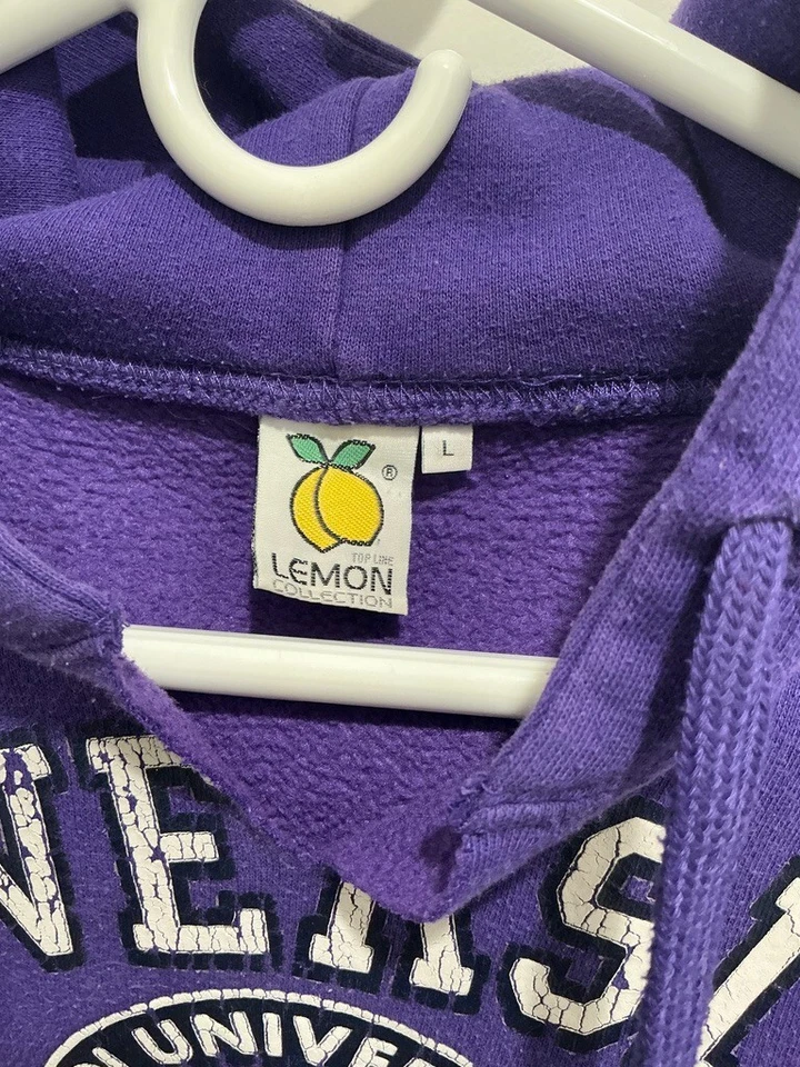 Hoodie sweatshirt, Universita Firenze, Purple, size Large - Image 3 of 4