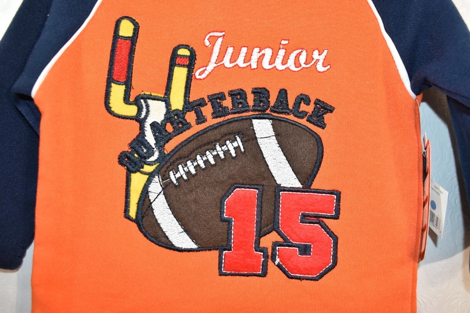 Conjunto de calças e camisa de futebol Tuff Guys tamanho 3-6 meses masculino novo - Imagem 4 de 4