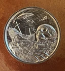 2 troy oz .999 Fine Silver UHR Round Coin Privateer Series Davy Jones Locker