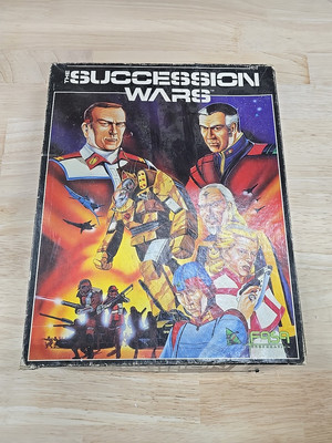 Battletech The Succession Wars Box Set - Vintage FASA - Missing A Few Pieces 