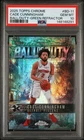 2025 TOPPS CHROME BALL OF DUTY GREEN REFRACTOR CADE CUNNINGHAM 61/99 PSA 10