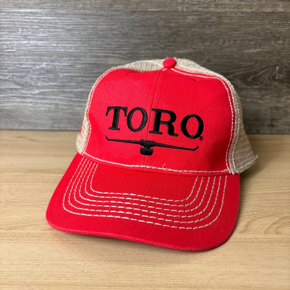 Boné masculino bordado marrom vermelho alça traseira chapéu TORO - Imagem 3 de 4