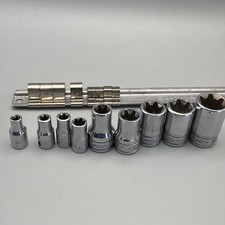 Snap-On Combination Drive E5-E18 TORX Socket Set ~ 9pc Shallow