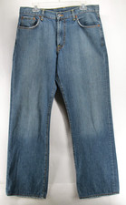 Vintage Lucky Brand Bootleg Jeans Mens 34x33 Made in USA Blue Denim 7182E82