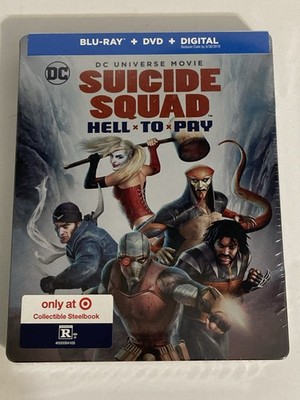 Suicide Squad: Hell To Pay -  Blu-ray Target Exclusive Steelbook NEW OOP