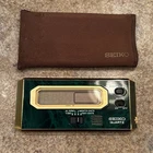 SEIKO QUARTZ VINTAGE TRAVEL WATCH FOR THE COLLECTOR OR RETAILER. AS IS Untested