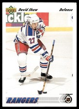 David Shaw 1991 Upper Deck French 409  Base LP