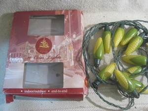 ENCHANTED FOREST CORN LIGHTS Novelty Light Set 10 Count Indoor TESTED