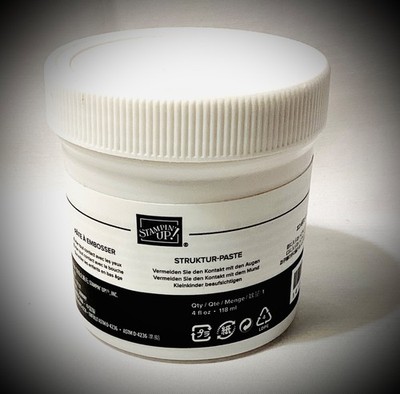 Stampin' Up! Embossing Paste 4 oz  Unopened,Matte Finish , Dyeable ,Adds Texture