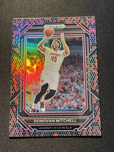 2023 Panini Prizm Draft Picks Donovan Mitchell #66 Snakeskin SSP GL68