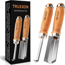 2 PCS Professional Caulk Remover Tool – Heat-Treated Caulking Tool with 90° S