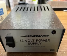 Micronta 22-127d 12v Power Supply Regulated VTG Tested Works Radioshack