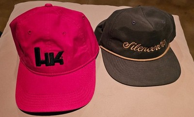 HK Heckler & Koch MP5 Logo Hat + SilencerCo Snapback Hat Bundle