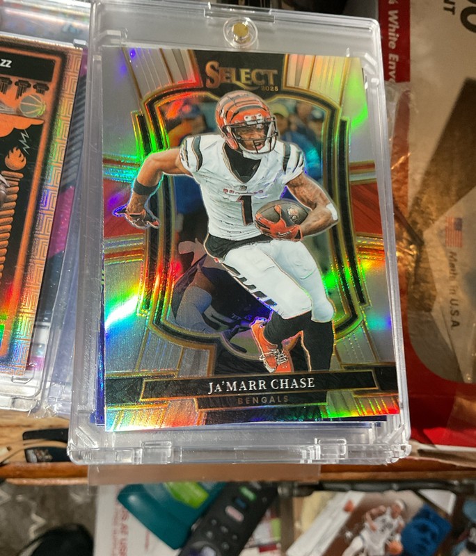 2025 Panini Select - Premier Level Ja'Marr Chase #157 Silver Prizm