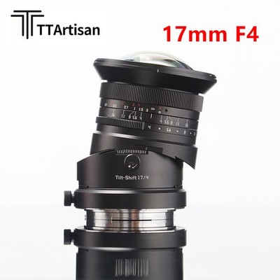 TTArtisan 17mm F4 Tilt-Shift Full Frame Prime Lens for Fujifilm GFX-mount Camera