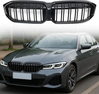 Grill Gloss Black Front Kidney Grille for BMW 2023-IN 3 Series G20 316i 318i 