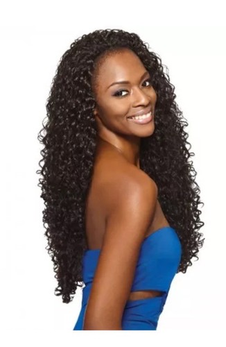 PENNY 26" - OUTRE SYNTHETIC QUICK WEAVE HALF WIG LONG CURLY Color 1B