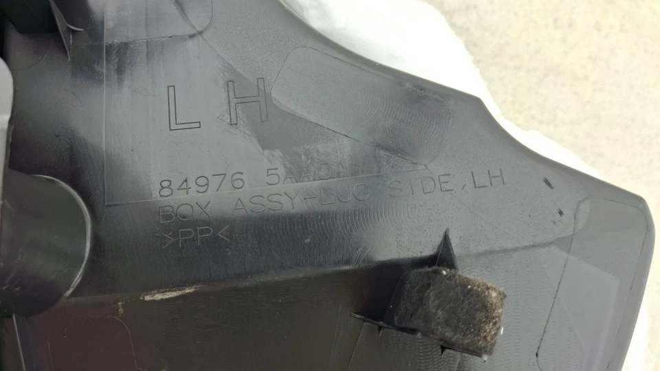 2015-2024 Nissan Murano compartimento de armazenamento traseiro esquerdo porta-malas de carga OEM - Imagem 3 de 4