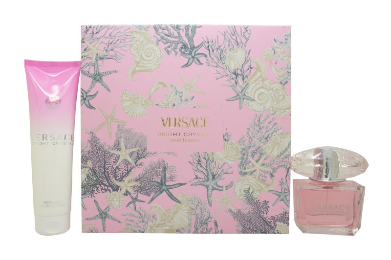 Versace Bright Crystal Gift Set 90ml EDT + 150ml Body Lotion - Image 3