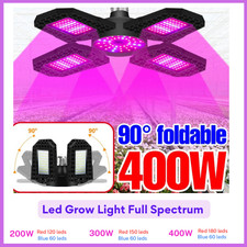 Foldable E27 Led Grow Light Full Spectrum Lamp for Hydroponics Plant Veg Flower