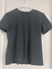 lululemon Women  s Organic Cotton Crewneck Shirt Sleeve Shirt Size Small