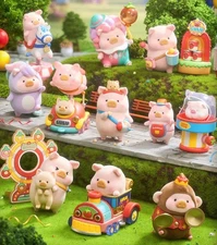 Authentic Hot Cute Lululand Piggy Series Confirmed Blind Box Figure Toy Gift