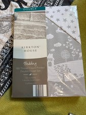 NEW, UNOPENED 180 thread count printed Double duvet set