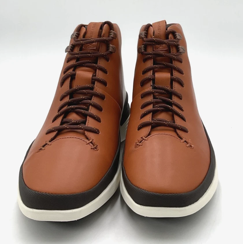 Botas de caminhada Wolf & Shepherd crossover caminhante WTZ masculinas mel/branco novas na caixa - Imagem 2 de 4