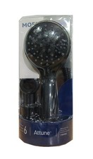 MOEN Attune 6-Spray Patterns Wall Mount 4 in. Handheld Showerhead in Matte Black