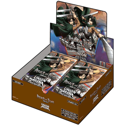 BANDAI Union Arena Attack on Titan Booster Display Box UE10BT (16
