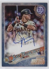 2018 Topps Gypsy Queen Auto Indigo 87/150 Christian Arroyo #GQA-CA Auto 0b0