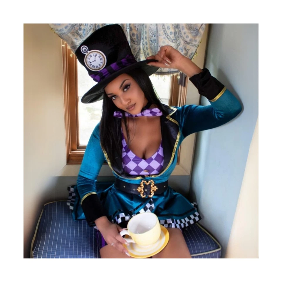 Leg Avenue Delightful Mad Hatter Costume - Women's Size Large - Image 4 of 4