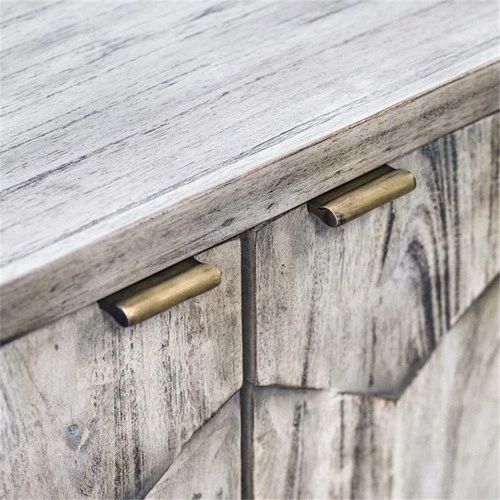 Uttermost Catori Contemporary MDF Wood Accent Console Table in Smoke Ivory - Picture 4 of 10