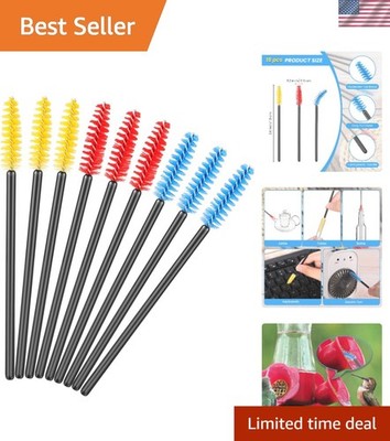 Compact 15-Piece Cleaning Brush Set - Perfect for Hummingbird Feeders & More!